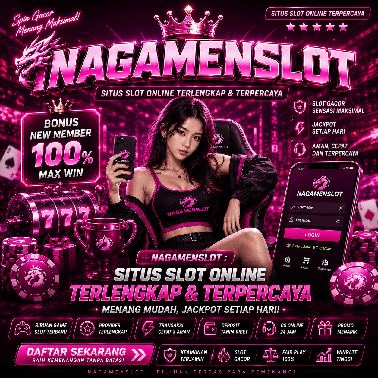 NAGAMENSLOT : Situs Slot Online Terlengkap dan Terpercaya, Jackpot Setiap Hari