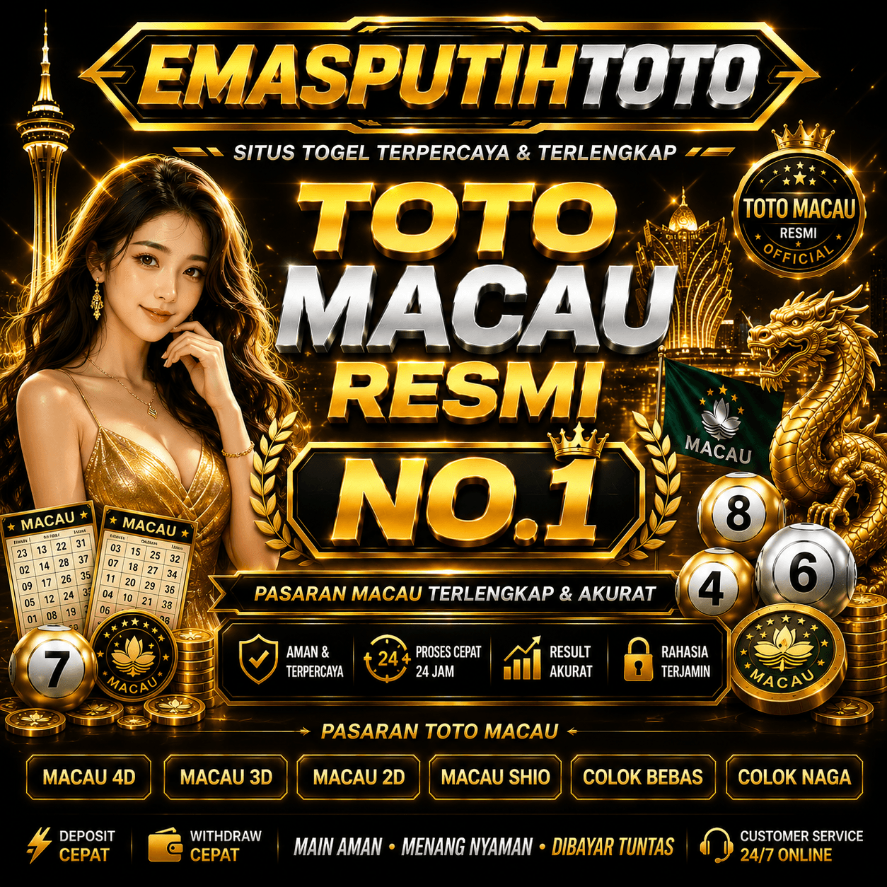 EMASPUTIHTOTO ⚡ Link Login Toto Macau Resmi dengan Prediksi Togel Akurat Update Hari Ini